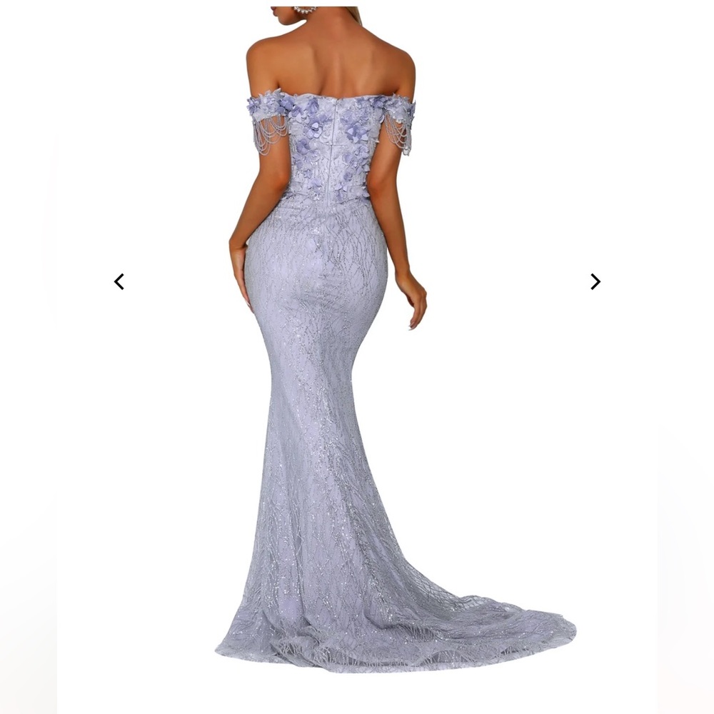 Stunning Lavender & silver Portia&Scarlett dress - Picture 2 of 8